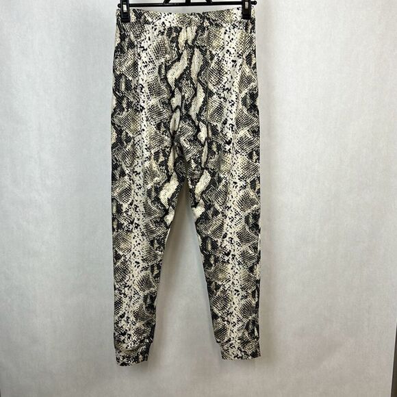 Texas True Threads Lounge Pants Womens Sz Medium Snakeskin Animal Print Elastic - Picture 4 of 11
